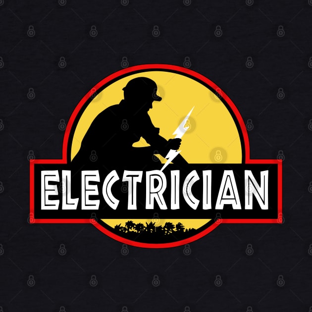 Electrician Jurassic Park Logo Parody by Creative Designs Canada